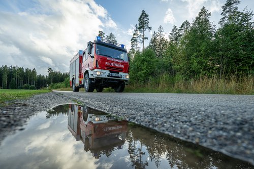 Feuerwehrauto von Unterkirnach